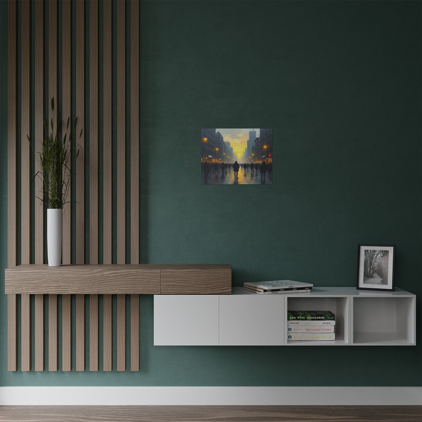 Satin Poster - 'By Myself' Painting Name