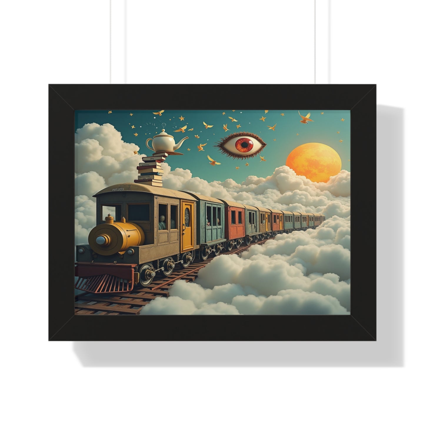 SKY TRAIN PRINT POSTER