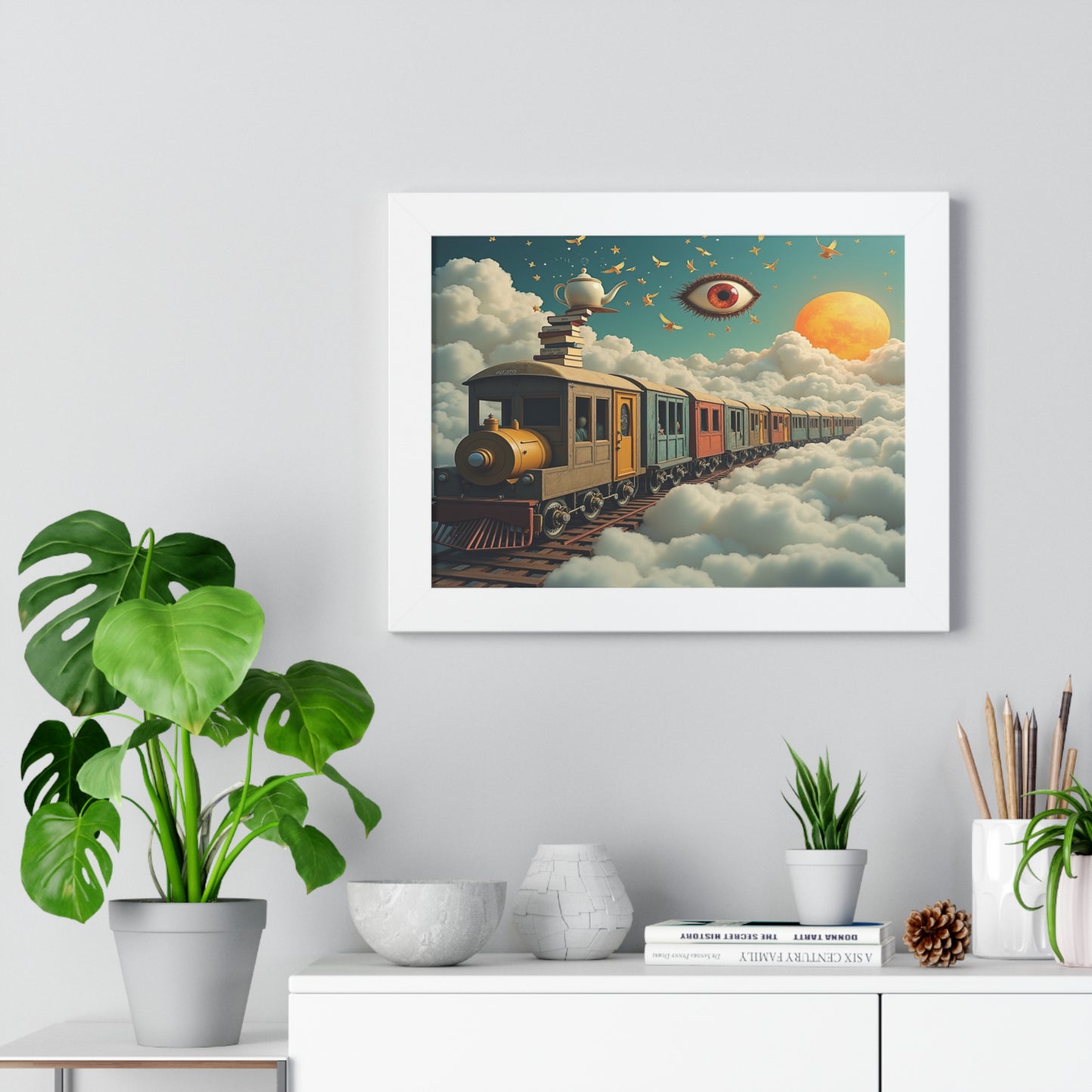 SKY TRAIN PRINT POSTER