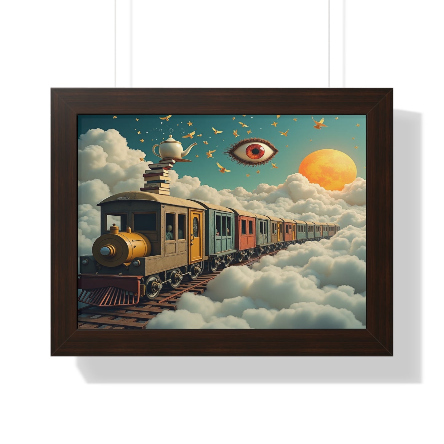 SKY TRAIN PRINT POSTER