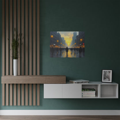 Satin Poster - 'By Myself' Painting Name