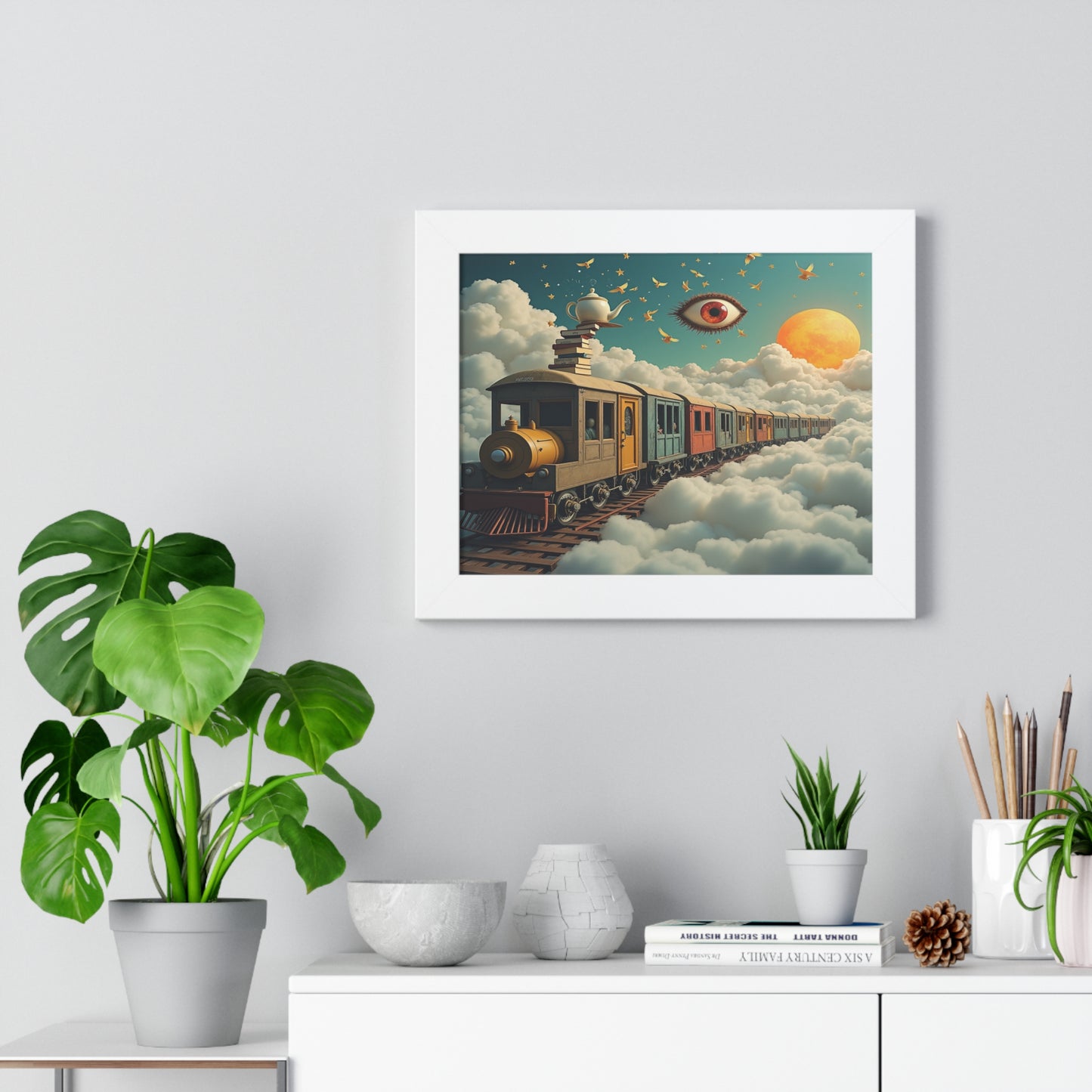 SKY TRAIN PRINT POSTER