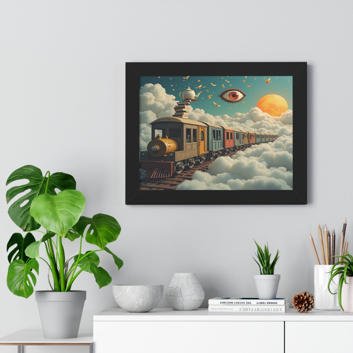 SKY TRAIN PRINT POSTER