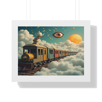 SKY TRAIN PRINT POSTER