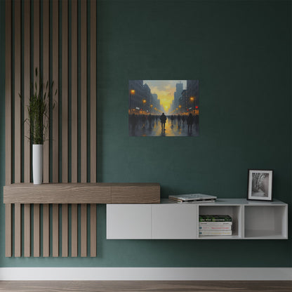 Satin Poster - 'By Myself' Painting Name