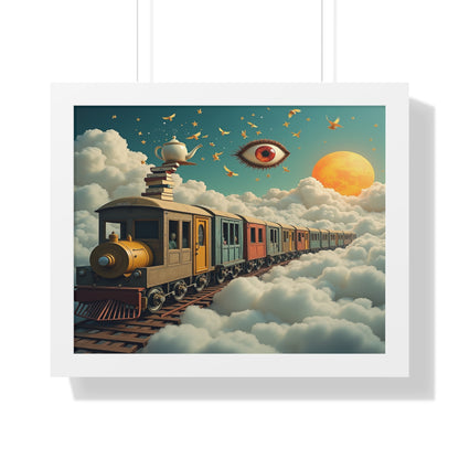 SKY TRAIN PRINT POSTER