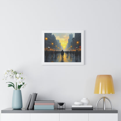 BY MYSELF PRINT POSTER